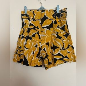 NWT Who What Wear high waisted linen/rayon shorts